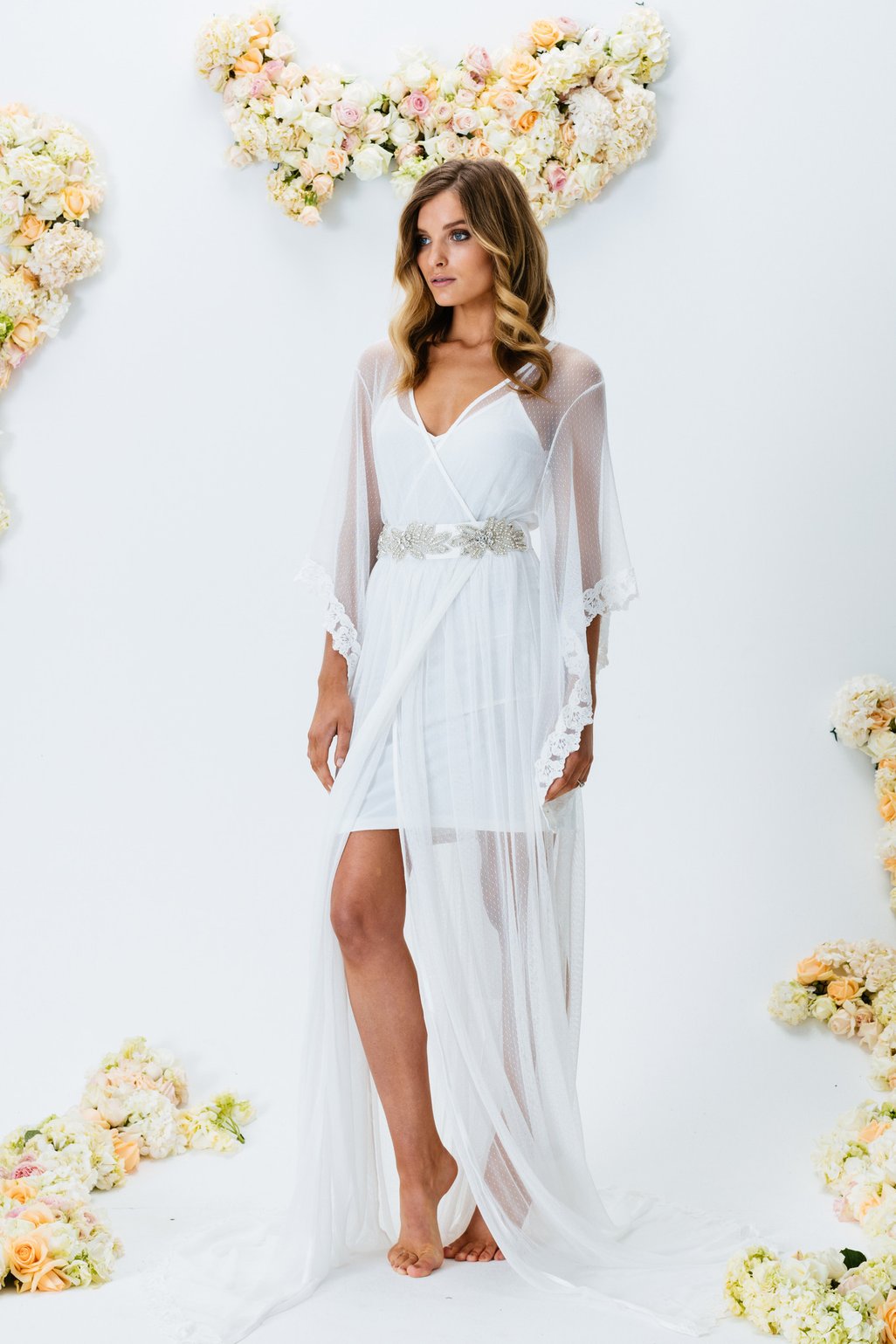 The beautiful robe that becomes a Simple Wedding Dress!